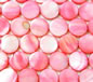 16mm Rosey Pink MOP Shell Coin